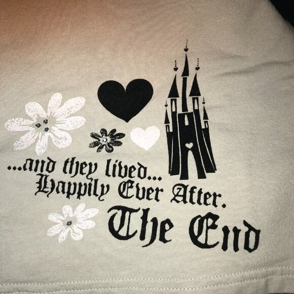 Disney Parks Disney Princess Gray Sweatpants adult Large "Happily Ever After" - Picture 8 of 13